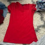 EXPRESS  red shirt Photo 0