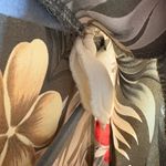 Jaclyn Smith  Sport Vintage Green Hawaiian Floral Shirt Hibiscus Boho Resort L Photo 4