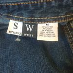 Studio West FINAL MARKDOWN Decorative denim blouse medium Photo 4