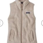 Patagonia Tan Los Gatos Sleeveless Zip Up Soft Teddy Sherpa Vest M Photo 4