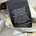 J Brand  Gold Messaline Coated Skinny Jeans Womens 26 Holiday Sparkle Denim Photo 4