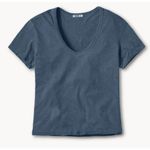 Buck Mason Women's Slub Cotton Easy Fit V Neck Made in USA Tee T Photo 0