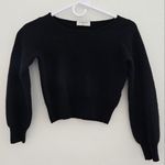 Babaton  Black Wool Blend Cropped Sweater size Small Photo 0