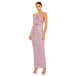 Mac Duggal NWT Sequined Strapless Faux Bow Column Gown Rose Pink 11284 Sz 4 Photo 13