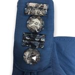 XOXO One Shoulder Jeweled Vintage Ruched Blouse Photo 4