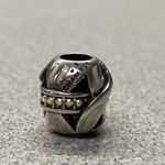 Retired Chamilia 925 Sterling AB Crystal Enamel Infinity 2012 Collectors Charm Silver Photo 2