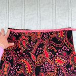 C’est Basic Y2k Midi Skirt in Paisley Print Pink Size M Photo 3