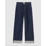 Madewell  Petite Low Slung Baggy Jeans Rinse Wash Dark Blue Rigid US 27P NWT Photo 5