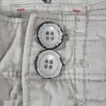 American Eagle Vintage Y2K Low Rise White Micro Shorts Sz 6 Mallcore Distressed Photo 2