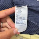 Tommy Hilfiger Y2K Jeans Women's Ribbed Striped Half Zip Short Sleeve Top M Photo 3