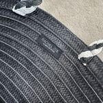 Rachel Zoe  Box of Style Black Straw Tote Bag NWT Photo 7