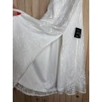 NWT Lulus Blossoming with Charm White Embroidered Tie Photo 6