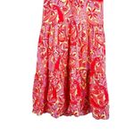 Anthropologie Nicole Miller Fearless Floral Halter Silk Floral Print Cutout Tiered Maxi Dress Photo 14