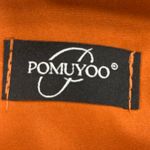 Long Bridesmaid Dress with Slit Pockets Chiffon Formal Dress for Women 12 Orange Photo 10