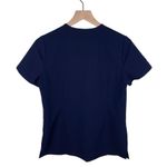 FIGS Catarina One Pocket Scrub Top Navy Blue Aya Healthcare Embroidered Size XS Photo 1