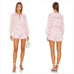 Tularosa Jordan Romper in Fuchsia Tie Dye XL Photo 1