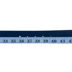 Gucci Marmont Belt Beige GG Supreme Canvas Black Leather Waist 35 - 39 Size 37 Photo 6