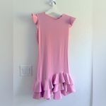 Susana Monaco Revolve Sleeveless Ruffle Hem Dress in Baby Pink Sz M Photo 3