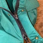 Rei Co-op  Eco Friendly 80s Vintage Green Drawstring Waist Hooded Coat Jacket Photo 6