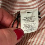 EXPRESS NWT -  Cream and Pink Plaid Rain Belted Trench Coat Photo 8