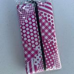 Handmade Handrafted NWOT Geometric Travel Size Wipes Zipper Pouch Photo 1