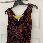 Diane Von Furstenberg  Silk Velvet Burnout Mini Wrap Gathered Dress Sz 6 Photo 9