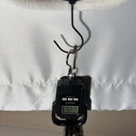 VTG Mazmania Zebra Print Fleece Jacket Full Zip White Black 90s Art to Wear M Size M Photo 9