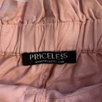 Shop Priceless Lani Pink Paper bag Shorts Photo 1