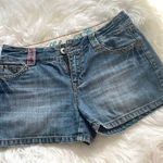 E.land beach Y2K retro denim jean shorts 165/70A Size 28 Photo 0