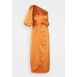 YASATHENA‎ SLIT DRESS in adobe orange from the brand Y.A.S. Satin Bow Wedding S Photo 1