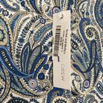Drew NWT  Angelica Dayna Bluebird Floral Paisley Cropped Pants Blue Tan White 2 Photo 6