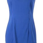 AB Studio Cobalt Blue Sleeveless Casual Dress Photo 0