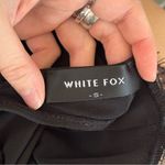 White Fox Boutique WHITE FOX Level Up Long Sleeve Crop Black Photo 5