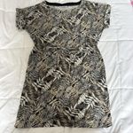 Tommy Bahama Tommy Bahamas Womens Floral Tropical Short-Sleeve Dress Tie Pockets Black Photo 0