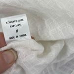 Cotton Candy LA  NWT White Puff Sleeve Peasant Blouse Top Photo 5