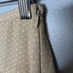 Club Monaco  brown & white pleated polka dot flowy boho skirt women size 2 Photo 4