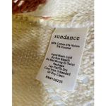 Sundance  Sweater Womens Small Open‎ Knit Short Sleeve Pullover Colorful Crochet Photo 4