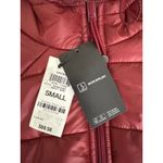 Ideology  Puffer Jacket Hooded Quilted Lightweight Burgundy Red Small‎ Photo 5