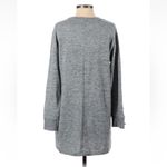 ZARA  Tunic Sweater Heather Gray Pearl Button Sleeves Photo 1