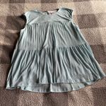 Juicy Couture Large Light Blue Baby Doll Blouse Photo 5