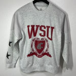 Go Couture Gameday‎ Couture Washington State Cougars WSU Small Sweatshirt Crewneck Gray Photo 0