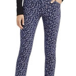 Banana Republic Womens Pants Sz 0 Blue Low Rise Y2k Preppy Geek Modern Trendy Photo 0