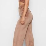SKIMS Velour Velvet Brown Wide Leg Lounge Pants Size 3 XL NWT Photo 2