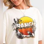 Wrangler  Retro Desert Cropped T-Shirt Sold at Buckle Size Large Photo 3