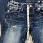 Miss Me  Indigo Boot Cut Jeans with Metallic Accents Photo 5