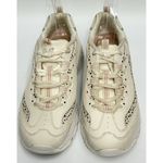 Skechers Sketchers D'Lites Womens Cream Leather Sneakers Size 9.5 Memory Foam SN150236 Photo 1