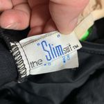 Vintage 80’s Slimsuit Striped Neon Colors Swimsuit Green Size M Photo 3