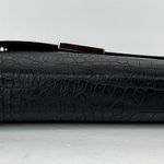 Forever 21 Faux Leather Black Chain Strap Clutch Photo 5