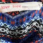 Love Tree Tribal print double strap romper size small Photo 3