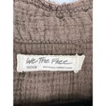 Free People We The Free Summer Daydream Brown Button Up Blouse  Medium Photo 4